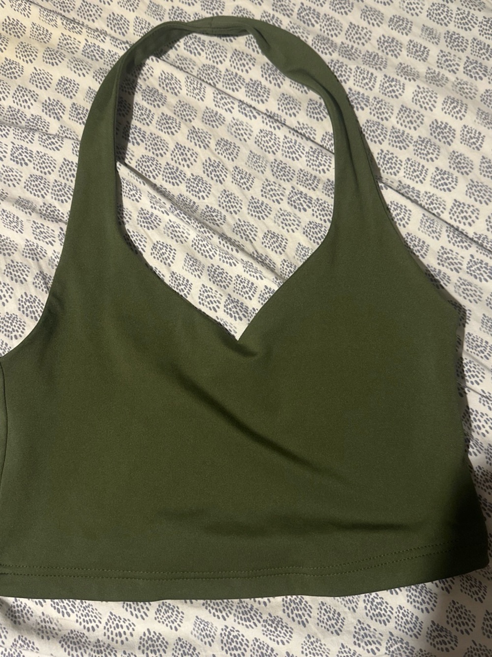 PacSun Olive Green Halter Bandeau Bralette